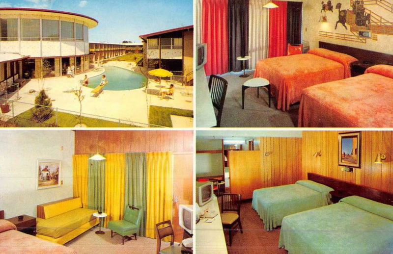 Executive Inn Motel - Old Postcard (newer photo)